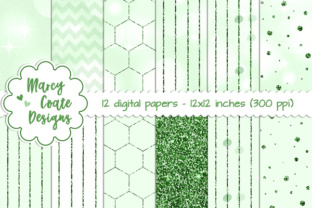 Green Bokeh Glitter Patterns: Elevating Digital Design with Intentional Light and Texture