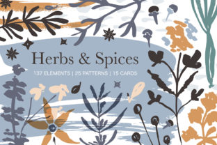 Herbs Spices. Big Graphic Set.: A Versatile, Hand-Drawn Toolkit for Modern Designers