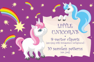Little Unicorns, Vector Clip Arts and Patterns: A Practical Evaluation for Designers and Creators