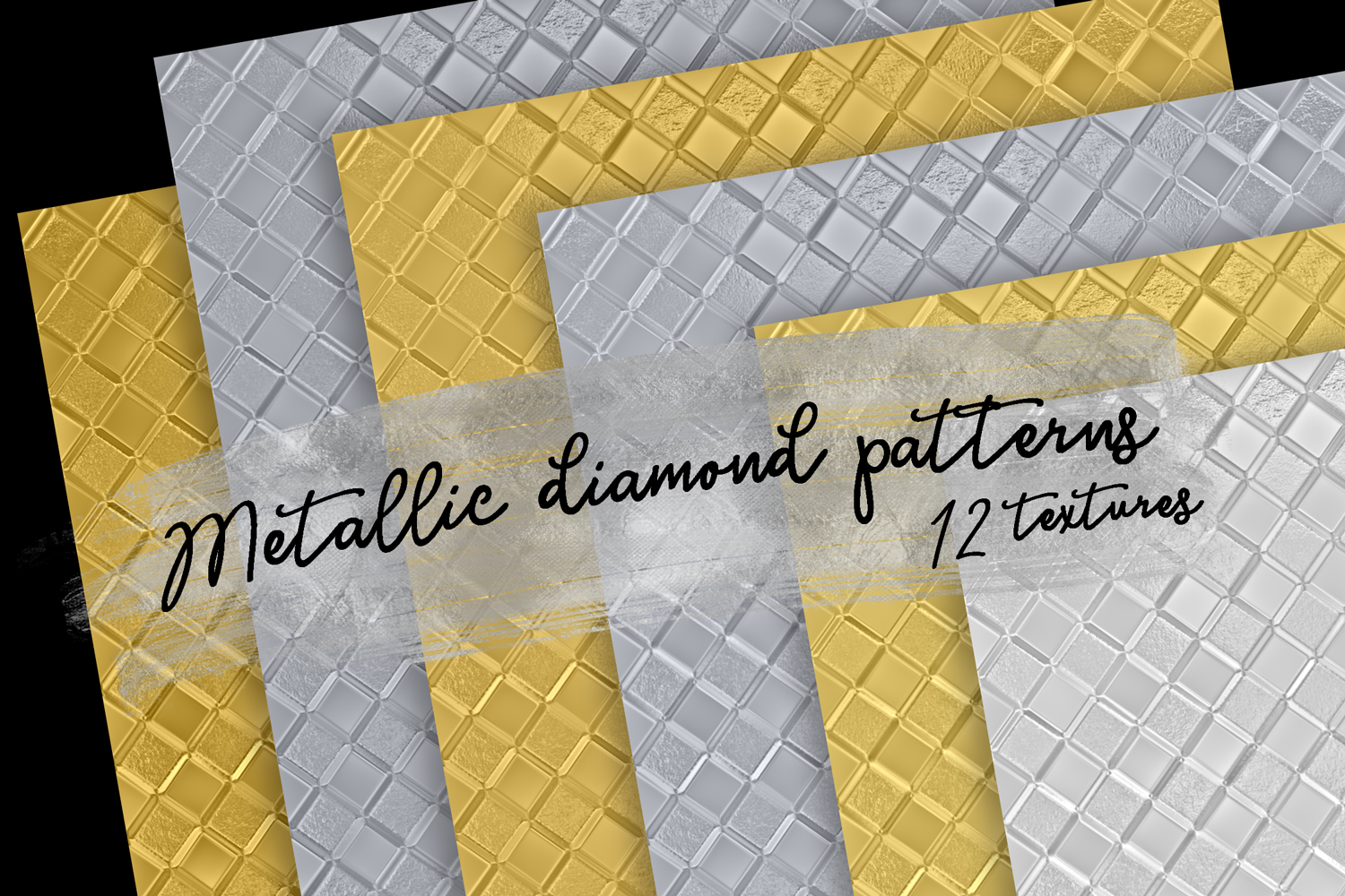 Metallic Diamond Patterns: Shine with Precision