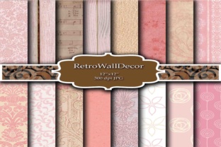 Pink Shabby Chic Digital Papers